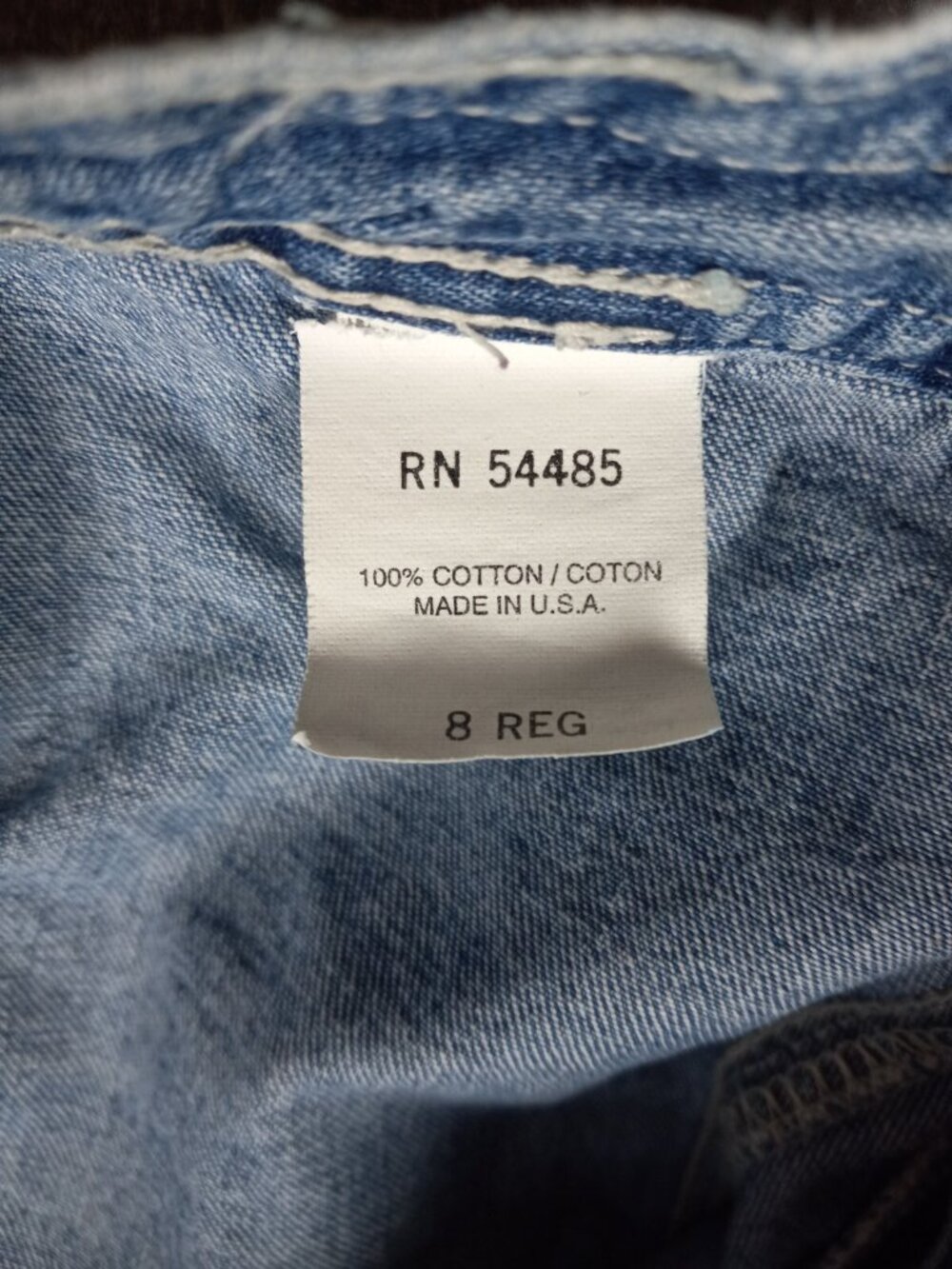 American Eagle AE Supply Jeans Womens Size 8 (31x31) Wide Leg VTG Y2K - Picture 10 of 16